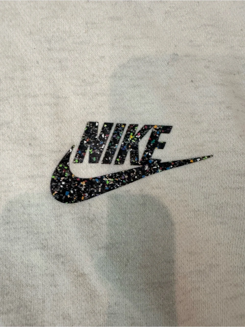 Nike Cream Pullover Hoodie with Embroidered Logo